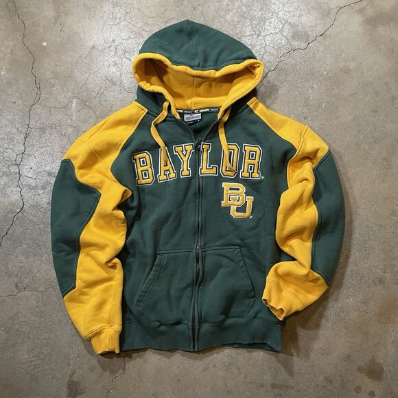 Colosseum Other - Baylor Bears Colosseum Logo Full Zip Men's Jacket - Black Heather Adult L
